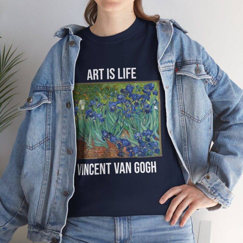 Vincent Van Gogh Irisis - Art is Life T-Shirt