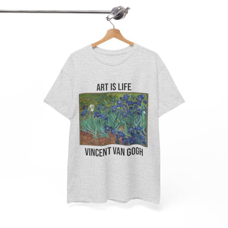 Vincent Van Gogh Irisis - Art is Life T-Shirt - Image 3