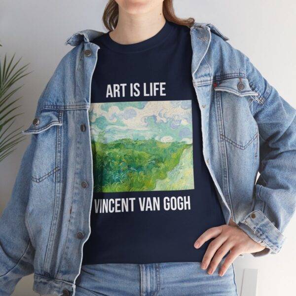 Vincent Van Gogh Green Wheat Fields - Art is Life T-Shirt