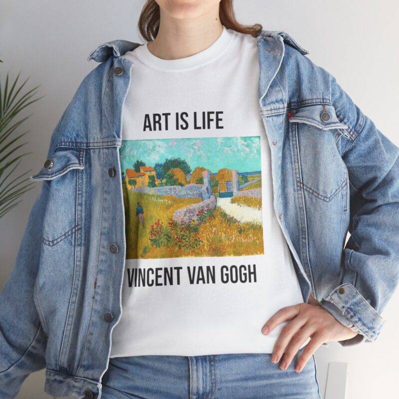 Vincent Van Gogh Farmhouse in Province - Art is Life Unisex T-Shirt